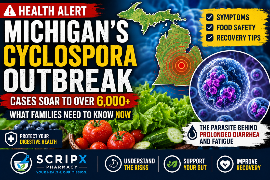 Michigan Cyclospora Outbreak 2026 | Symptoms, Food Safety & Digestive Health Guide