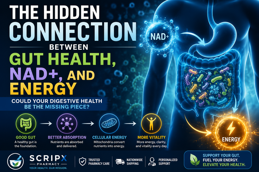 The Hidden Connection Between Gut Health, NAD+, and Energy: Could Your Digestive Health Be the Missing Piece?