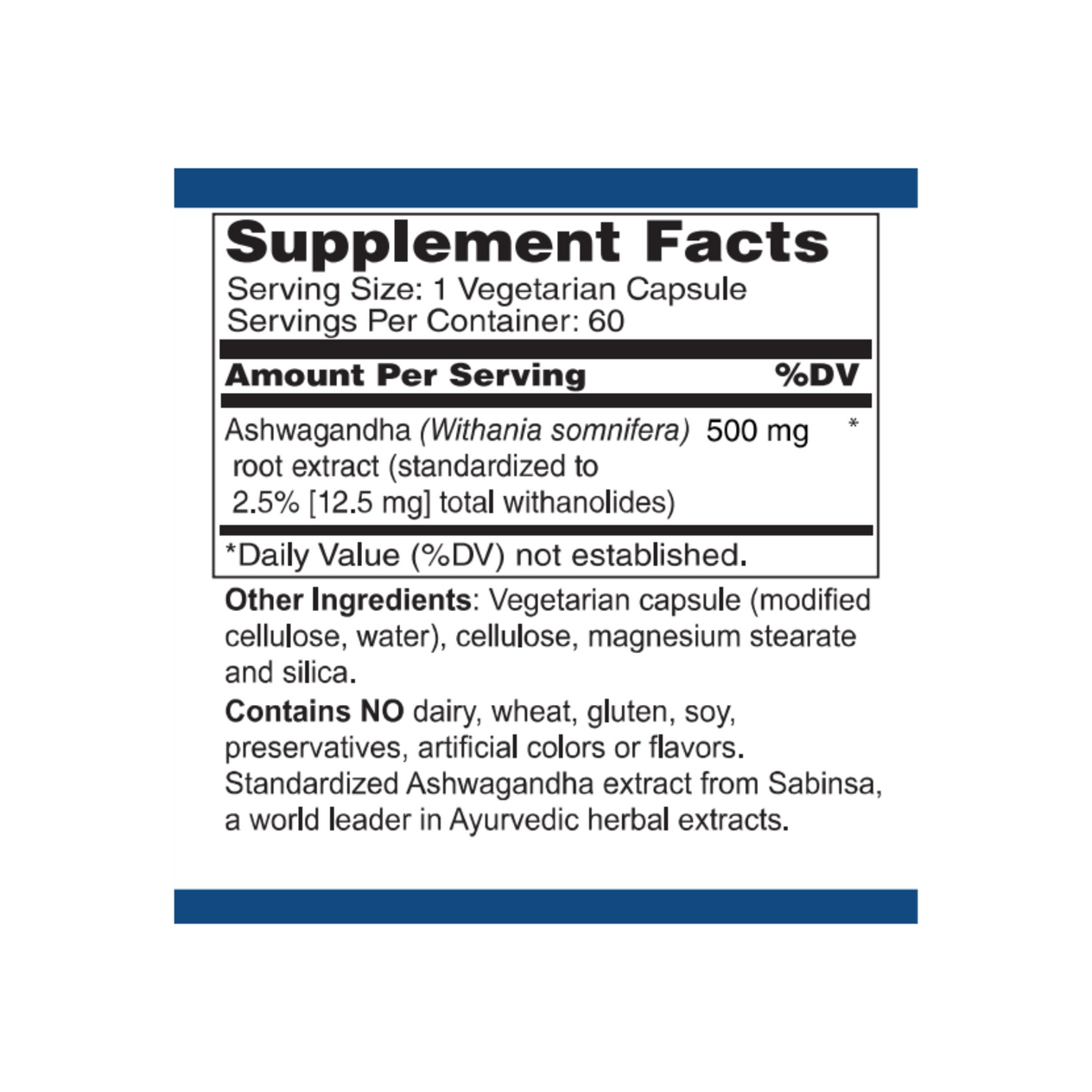 Ashwagandha Extract 500mg