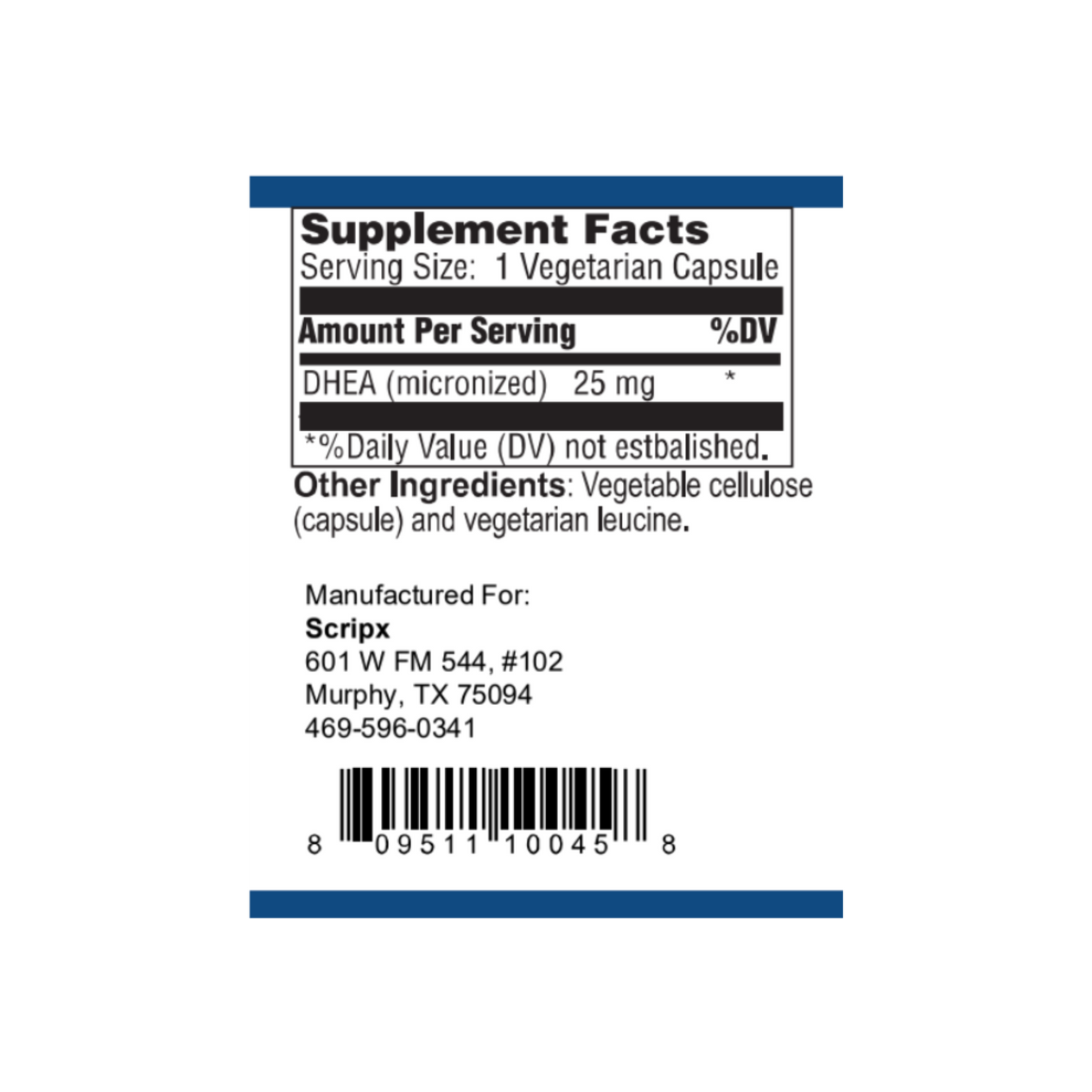 DHEA 25mg