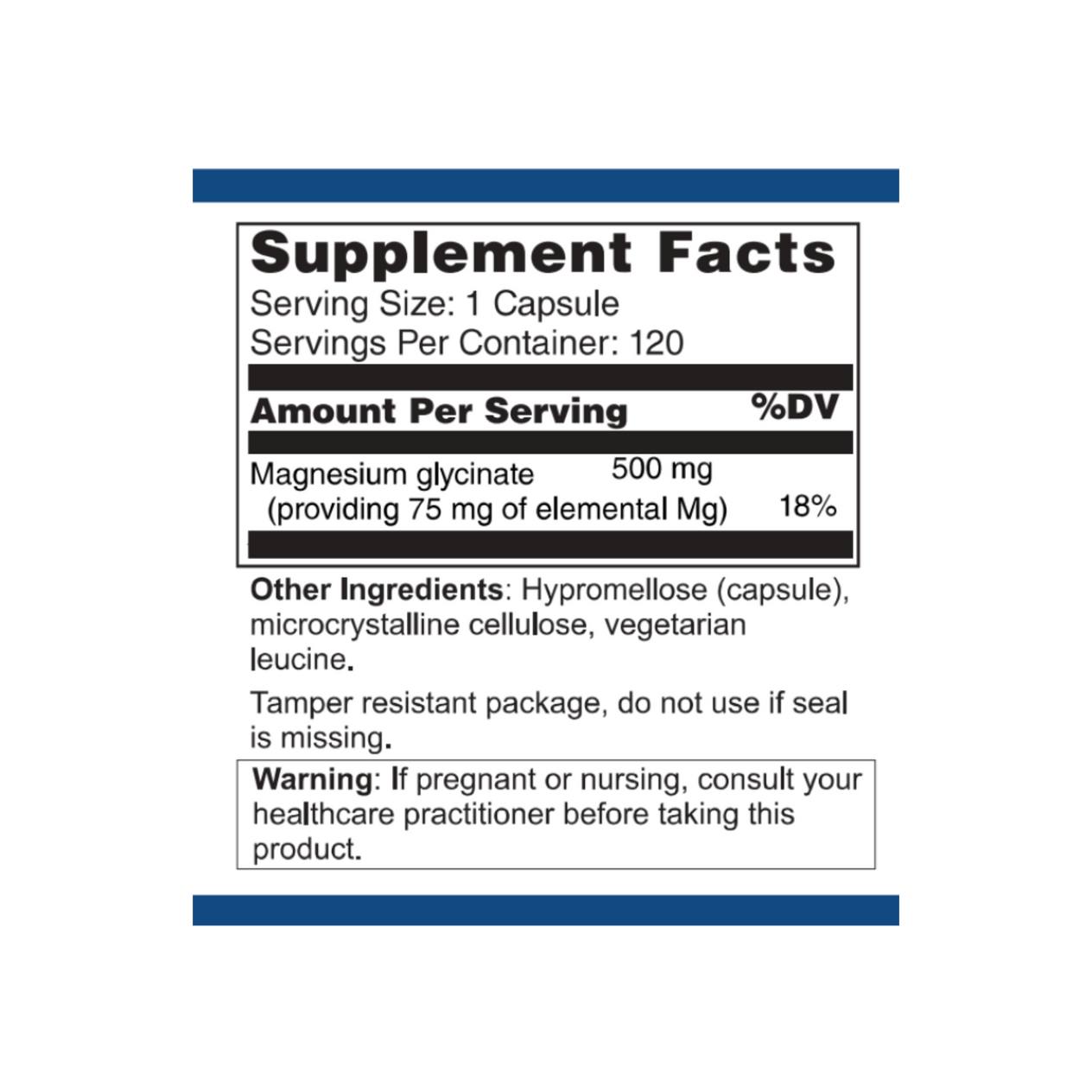Magnesium Glycinate 500mg