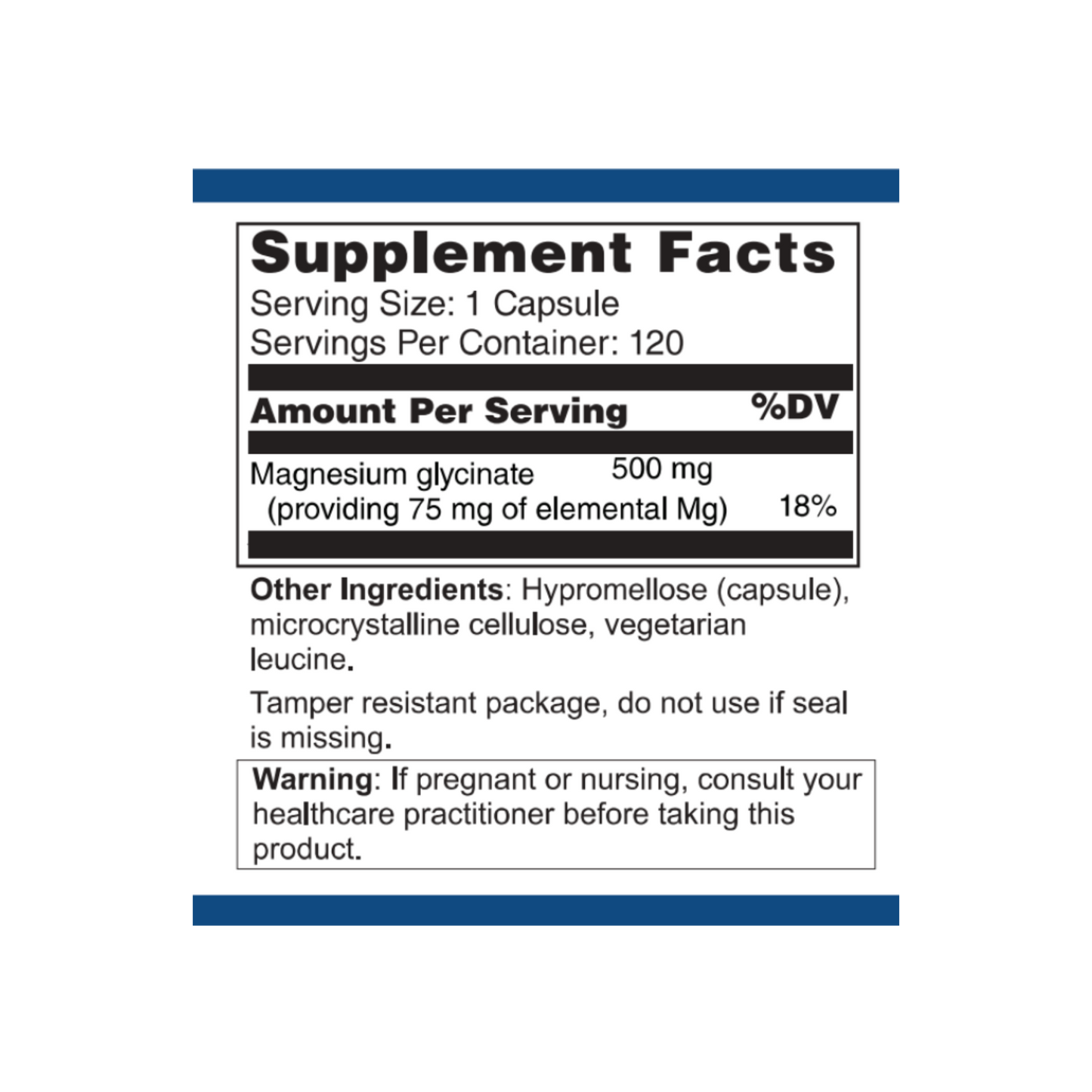 Magnesium Glycinate 500mg